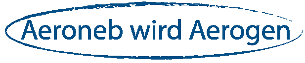 Aeroneb wird zu Aerogen umbenannt. Neues Logo, selbe Technik! Aeroneb wird zu Aerogen umbenannt. Neuer Name - selbe Technik.